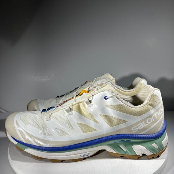 Salomon XT-6 Series S-LAB Mens Size 13 Hiking Shoes Trail Sneakers Vanilla Ice - Picture 2 of 13